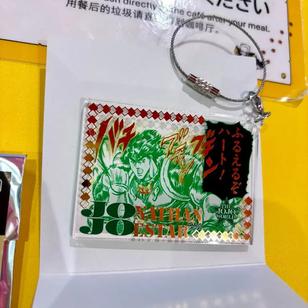 [BUNJANG] JoJo's Bizarre Adventure Jolyne Cujoh Acrylic Keychain / 죠죠월드 죠나단죠스타 아크릴 키홀더 죠죠의 기묘한 모험 굿즈