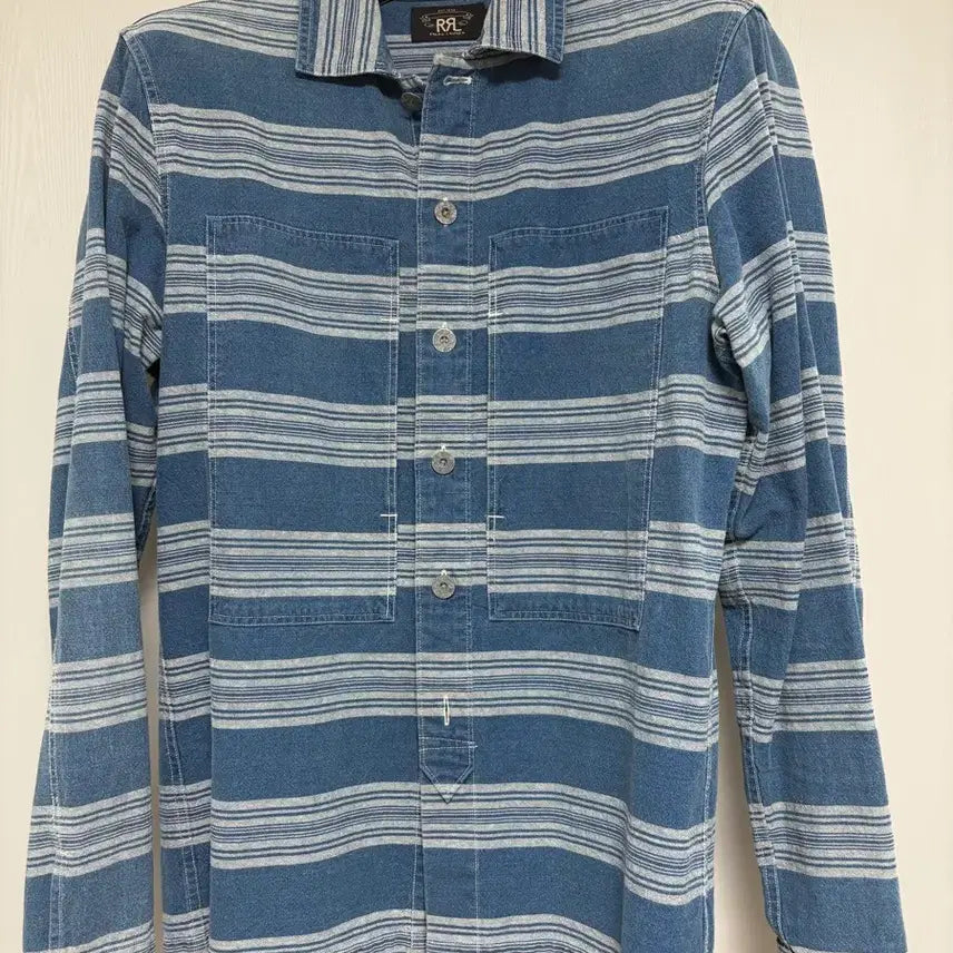[BUNJANG] RRL Striped Shirt Jacket (Size M) / RRL 셔츠 겸 자켓 M 판매합니다
