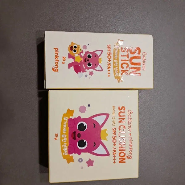 [BUNJANG] Bebians Pinkfong Edition Sun Stick & Sun Cushion SPF50+ PA+++ / 베비언스 무기자차 썬스틱 20g / 썬쿠션 15g 핑크퐁 에디션