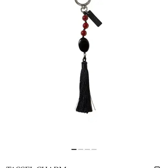 [BUNJANG] Atelier De L'amour Tassel Charm Soft Black / 아뜰리에 드루멘 태슬 참 소프트 블랙