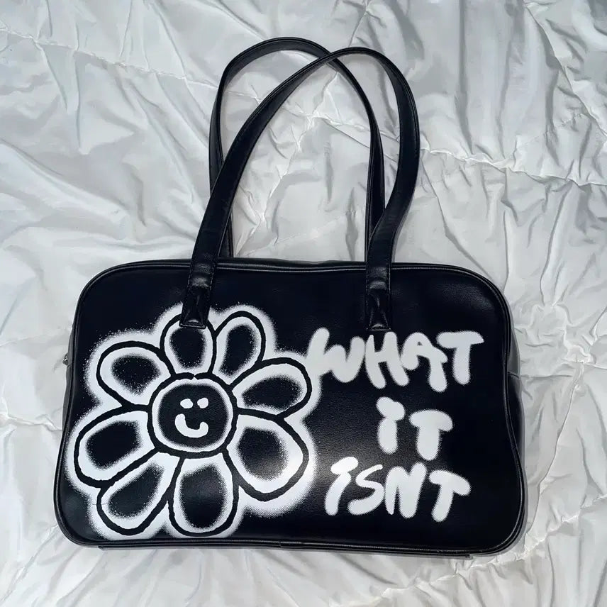 [BUNJANG] What Will Be Flori Leather Bag Crossbody Tote Shoulder Bag / 와키윌리 플로리 레더백 가방 보부상 크로스백 토트백 숄더백 와릿이즌