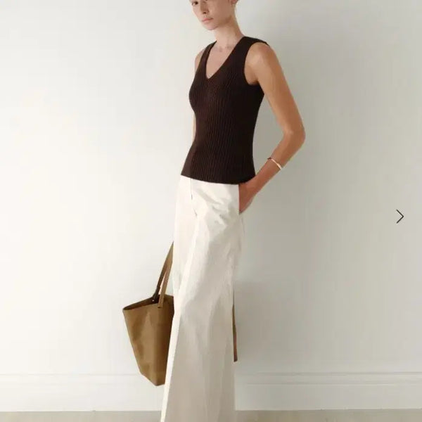 [BUNJANG] Standard M Cie Rain Cotton Flare Trousers / 새상품 스탠다드 M 시에 레인 코튼 플레어 트라우저