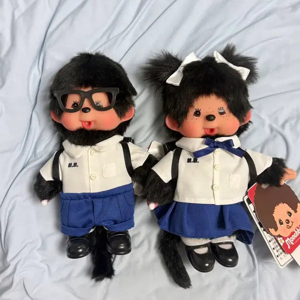 [BUNJANG] Monchhichi Thai School Uniform Version Plush Doll / 새상품) 태국교복 몬치치