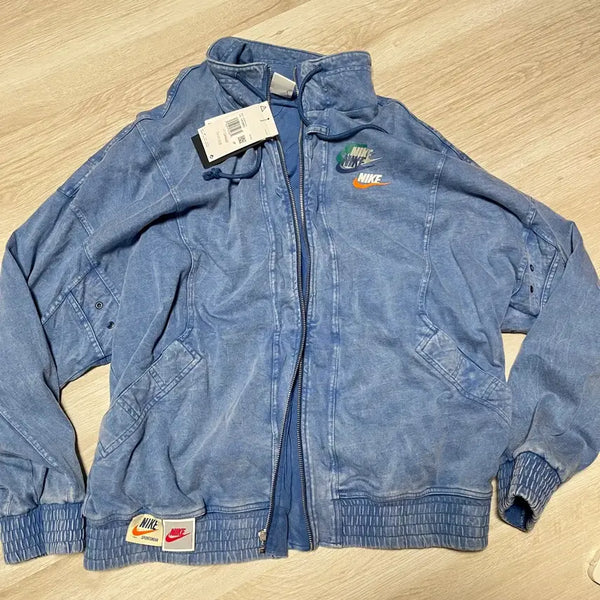 [BUNJANG] Nike Denim Washed Jacket Blue XXL / 나이키 데님 워싱 자켓 블루 XXL 새상품