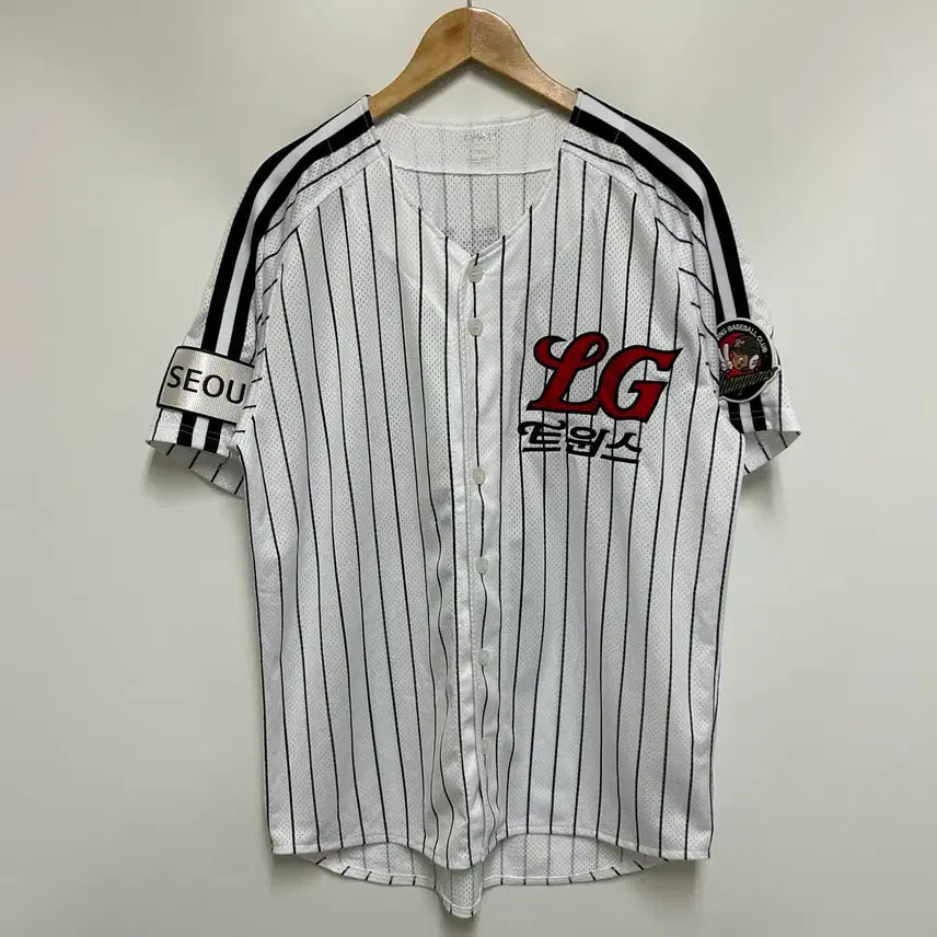 [BUNJANG] LG Twins Kim Hyun-soo Classic Home Baseball Jersey (XL) / [남자-105 (XL)]LG트윈스 김현수 마킹 클래식 홈 유니폼