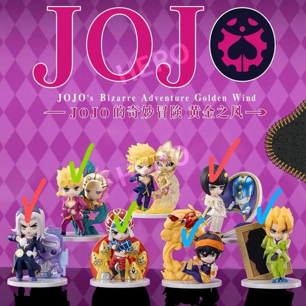 [BUNJANG] Pop Mart JoJo's Bizarre Adventure Golden Wind Bucciarati & Abbachio Figure Set / 죠죠의 기묘한 모험 황금의 바람 죠죠5부 팝마트 피규어 부차라티 아바키오