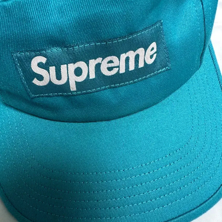 [BUNJANG] Supreme Camp Cap Teal / 슈프림 캠프캡 틸