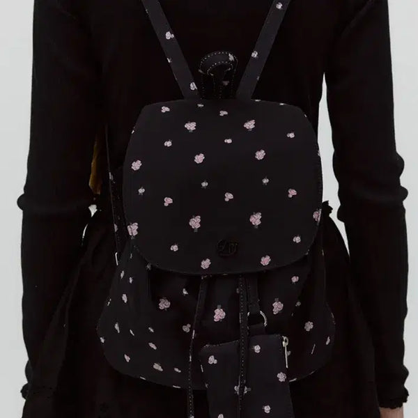 [BUNJANG] Soft Seoul Silver Ball Flower Backpack / 소프트서울 SILVER BALL FLOWER BACKPACK