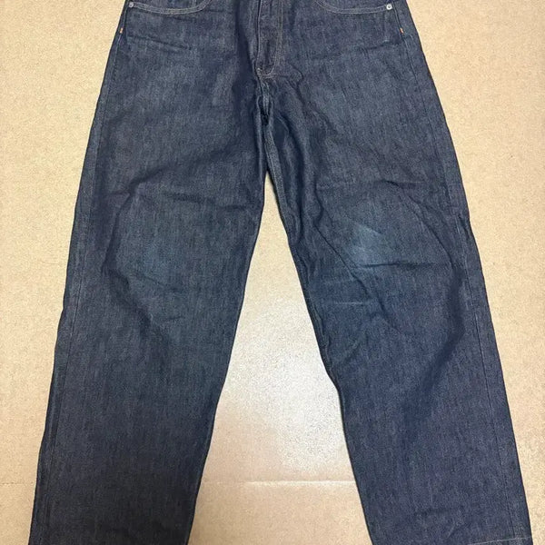 [BUNJANG] Auralee Hard Twist Indigo Wide Denim Pants / 30)오라리 하드트위스트 인디고 와이드 데님