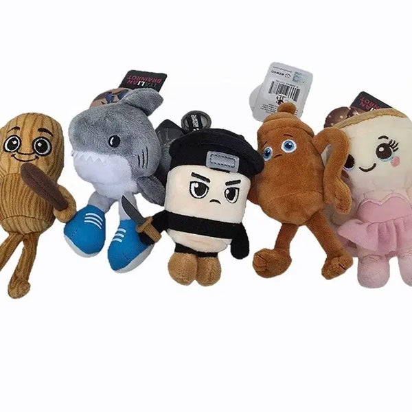 [BUNJANG] Italian Brain Nut Keyring Doll Bundle Set (5 Types) / 이탈리안 브레인넛 키링인형 5종 일괄