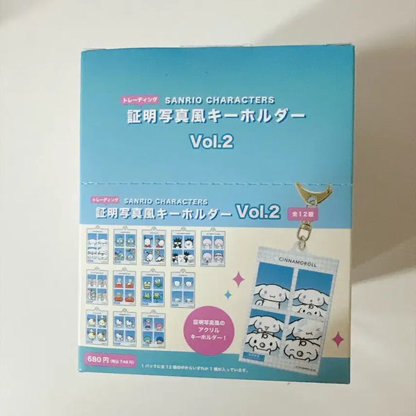 [BUNJANG] Sanrio Characters Mini Photo Keyring Version 2 (Full Box) / 산리오 캐릭터즈 증명사진 키링 풀박