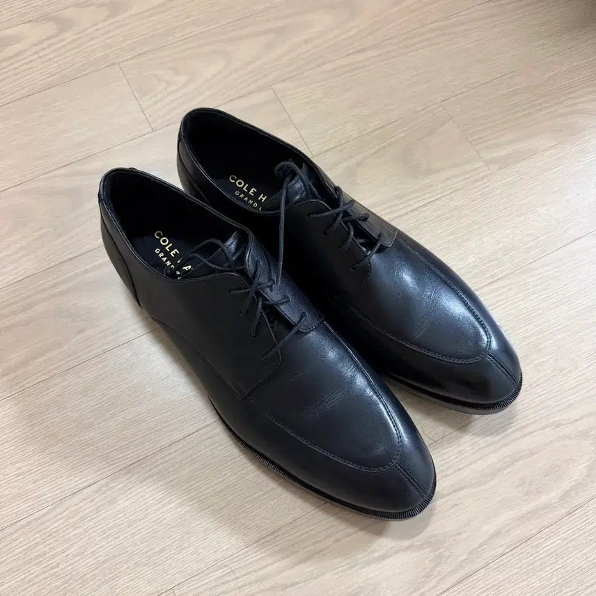 [BUNJANG] Cole Haan Grand Split-Toe Y-Tip/U-Tip Shoes Black / 콜한 그랜드 스플릿토 Y팁 유팁 구두 10.5(285) 블랙