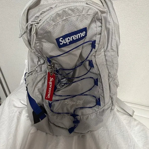 [BUNJANG] Supreme Backpack Grey 23SS / 슈프림 백팩 그레이 23SS