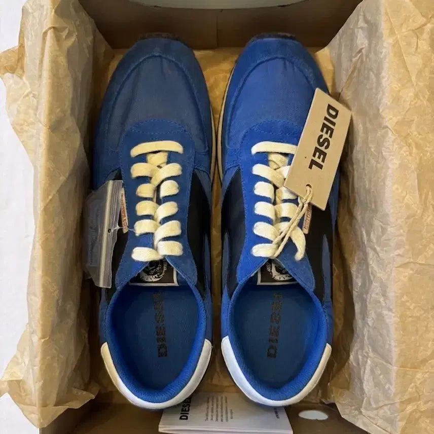[BUNJANG] Diesel Men's Sneakers Nylon and Suede / 디젤남자스니커즈