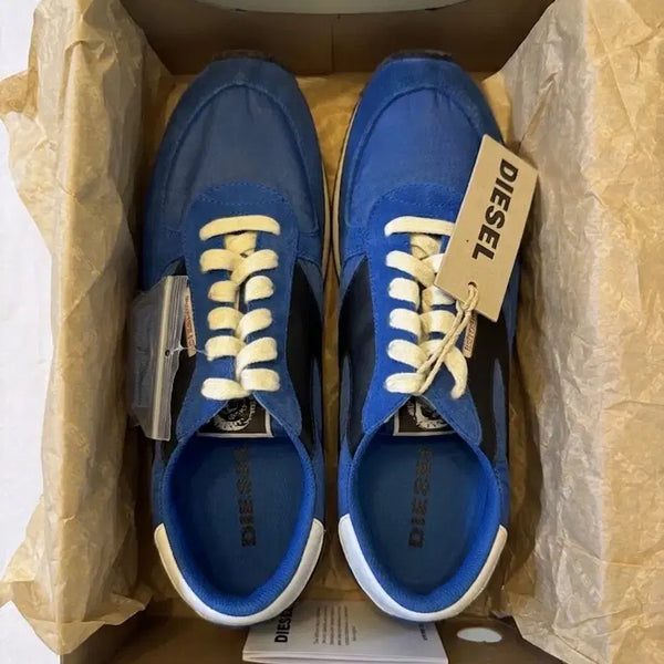 [BUNJANG] Diesel Men's Sneakers Nylon and Suede / 디젤남자스니커즈