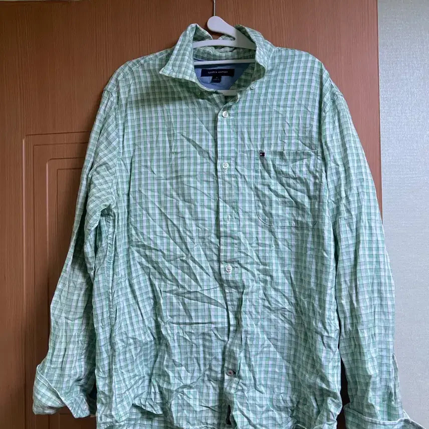 [BUNJANG] Tommy Hilfiger Plaid Shirt / 타미힐피거 체크 남방 셔츠