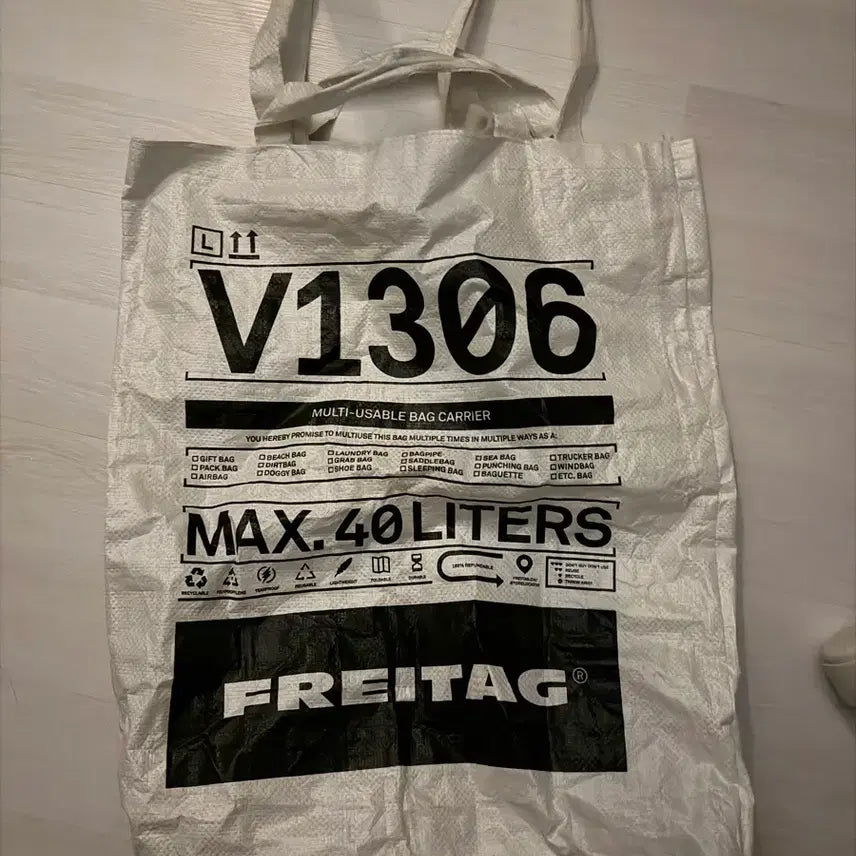 [BUNJANG]  Freitag Ramsay Messenger Bag Black / 프라이탁 라씨 메신저백 블랙