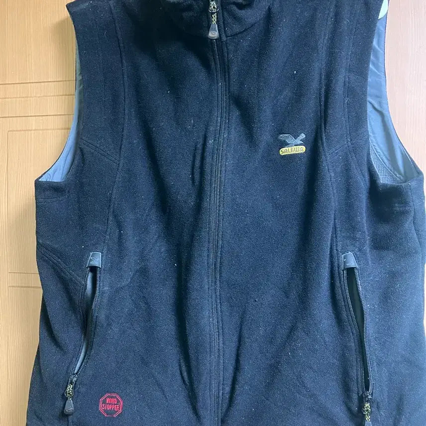 [BUNJANG] Salewa Fleece Vest Black / 살레와 플리스 조끼 블랙