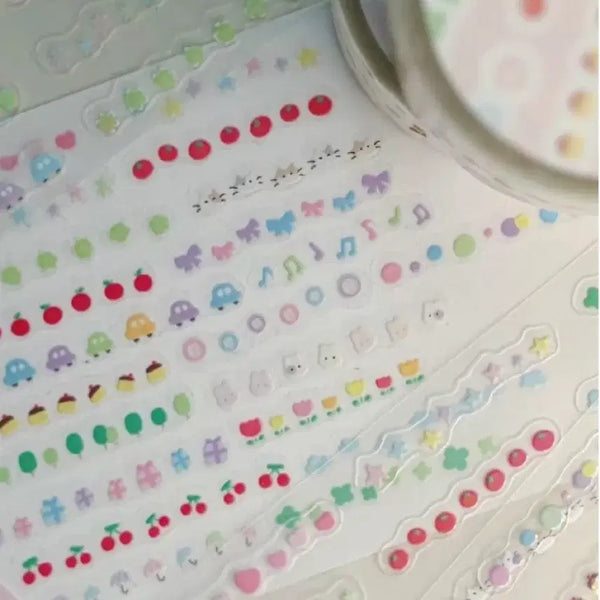 [BUNJANG] LeeEungSsee Chocomi Line Ver. 2 Kiss Cut Sticker Roll / 이응씨 쪼꼬미라인ver.2 키스컷