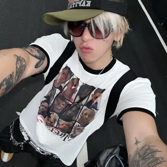 [BUNJANG] Opium Short Sleeve T-Shirt / 오피움 반팔