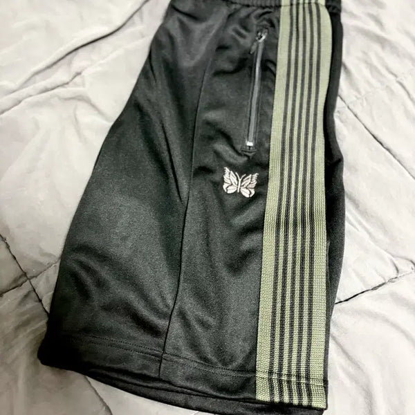 [BUNJANG] Needles B2nd Bespoke Track Shorts Black / [S]니들스 B2nd 별주 트랙쇼츠 블랙