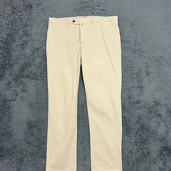 [BUNJANG] S.T. Dupont Beige Cotton Pants Waist 36 / (정품) 수트서플라이 베이지 면팬츠 허리36