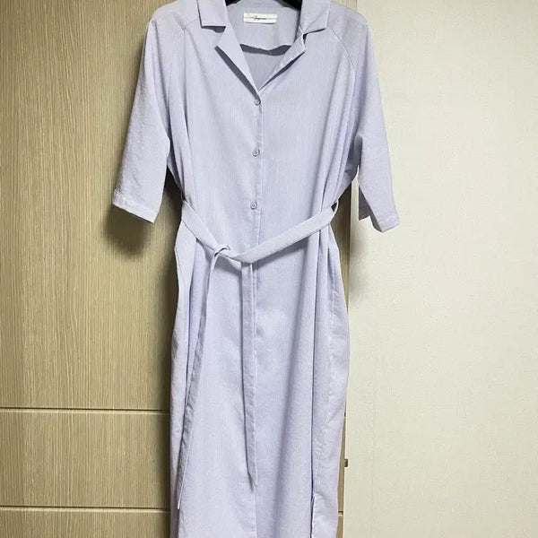 [BUNJANG] Short Sleeve Shirt Dress / 반팔셔츠원피스