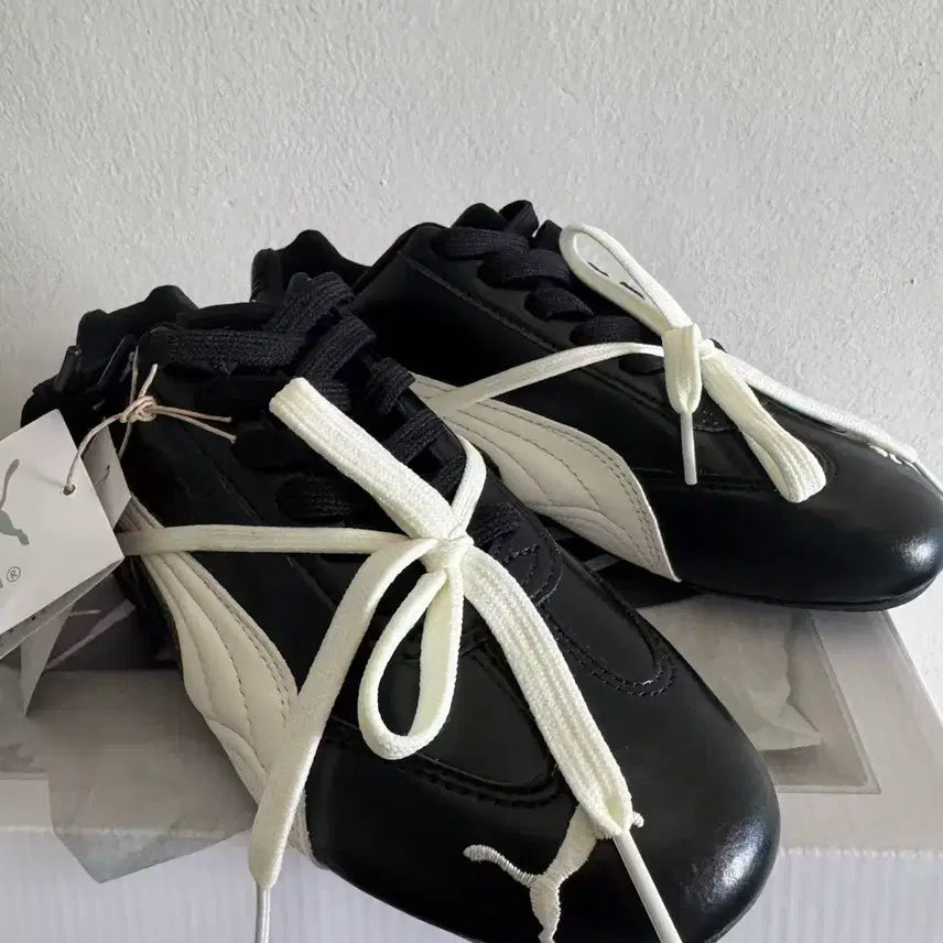 [BUNJANG] Puma x Rosé Speedcat PRM Black Warm White US 6.5 / 푸마 x 로제 스피드캣 PRM 블랙 웜 화이트 245MM