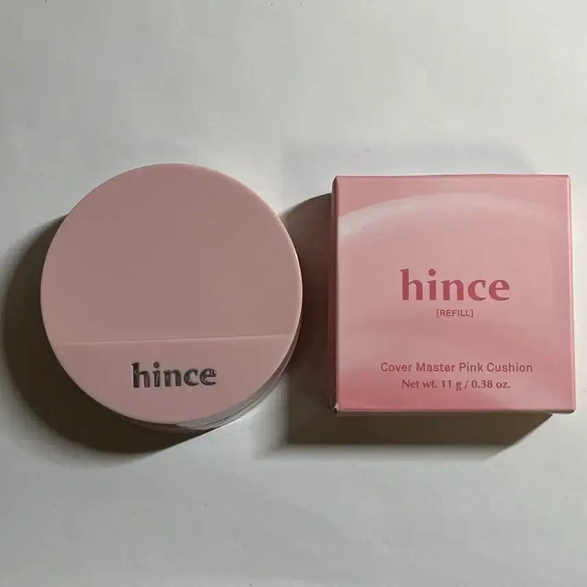 [BUNJANG] hince Mood Enhancer Cushion 15 Fair (Main + Refill) / 힌스 핑크 쿠션 15 페어 본품+리필