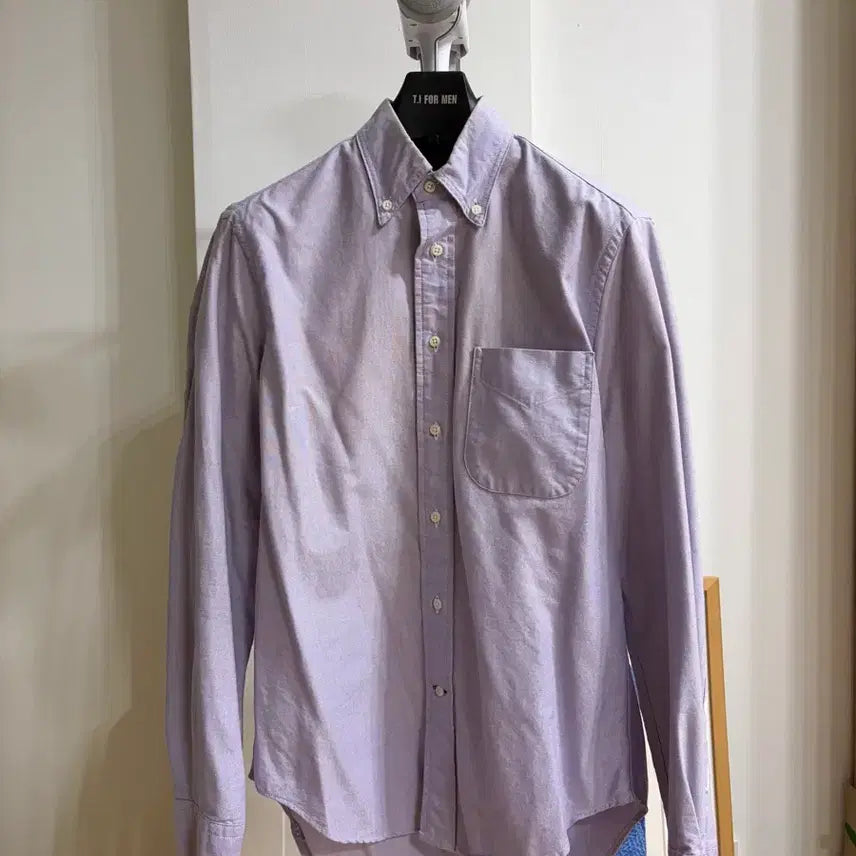 [BUNJANG] Jitmen Vintage Lavender Oxford Shirt / 짓먼 빈티지 / 라벤더 옥스포드 셔츠