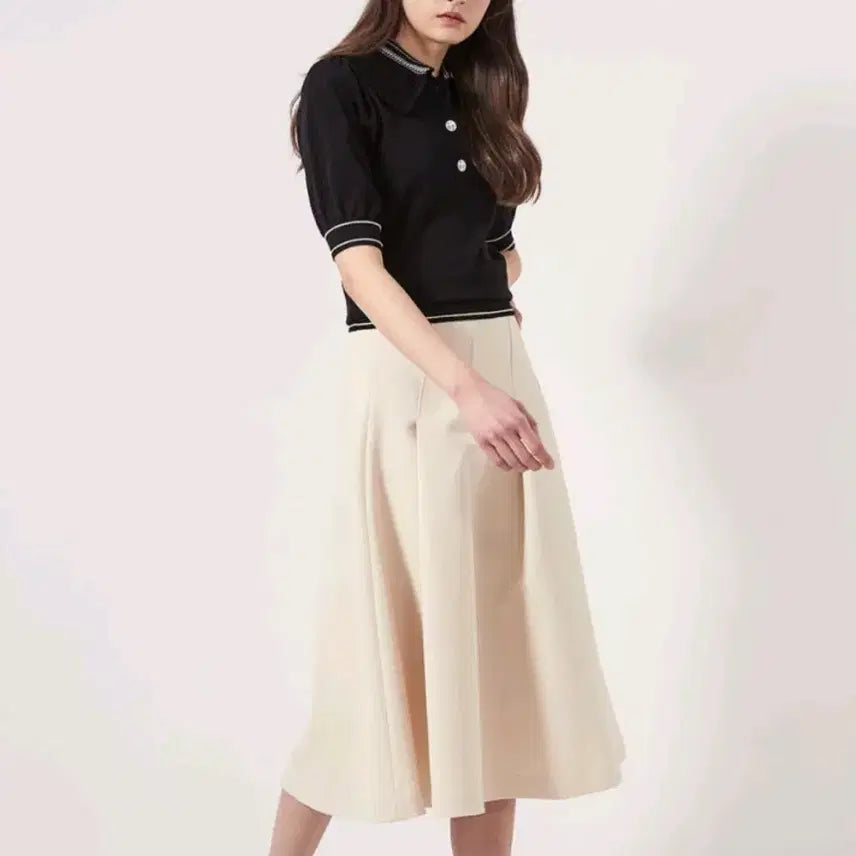 [BUNJANG] Pleated Collar Knit / 2022.오브제)플리츠카라 니트
