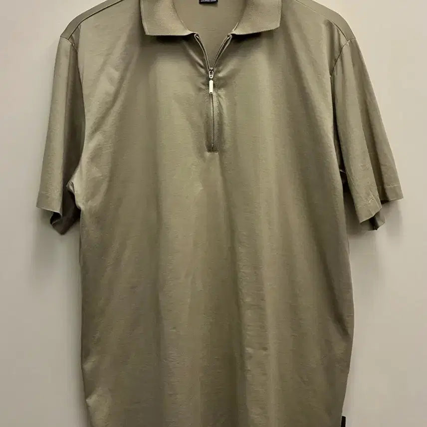 [BUNJANG] Hugo Boss Men's Half Zip Short Sleeve Polo Shirt / (L)Hugo boss 휴고보스 하프집업 pk 폴로셔츠 쿼터집업