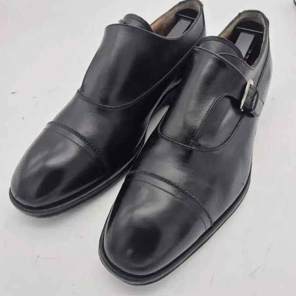 [BUNJANG] Salvatore Ferragamo Double Monk Strap Leather Shoes Men's Size 265 / 페라가모 몽크 스트랩 남성 구두 265사이즈