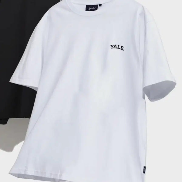 [BUNJANG] YALE Small Arch Short Sleeve T-Shirt White / 예일(YALE) 스몰아치 반팔 화이트