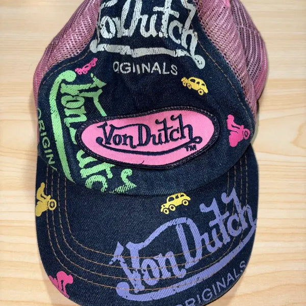 [BUNJANG] Bone Dutch Pink Mesh Cap / 본 더치 핑크 매쉬 캡