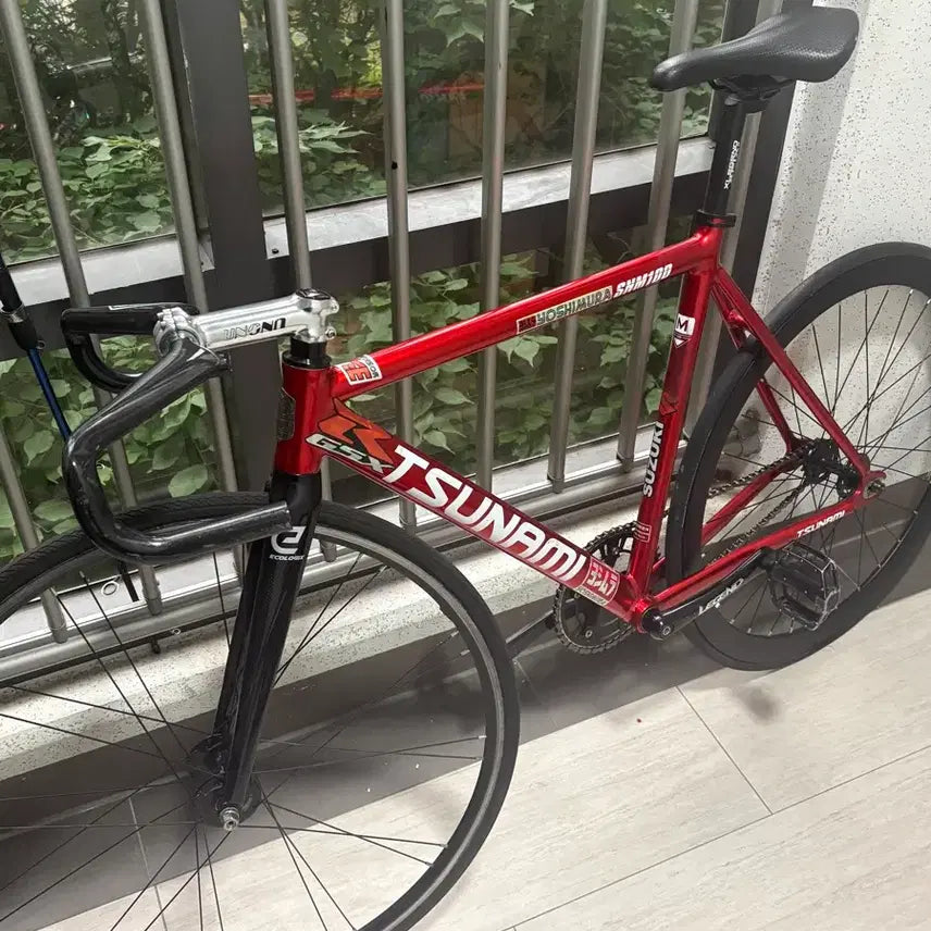 [BUNJANG] Tsunami SNM100 Bicycle - Red Wine - Size M / 쓰나미 snm100 급처