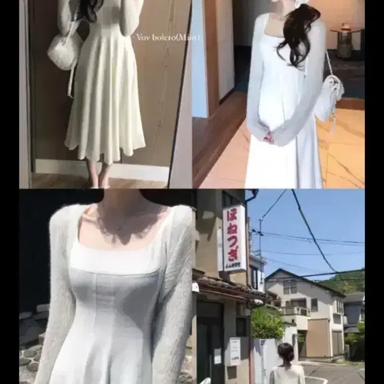 [BUNJANG] Labelle Blanc Sylphid Dress - White (New) / 실사o 라벨르블랑 실피드 원피스 L 새상품 흰색