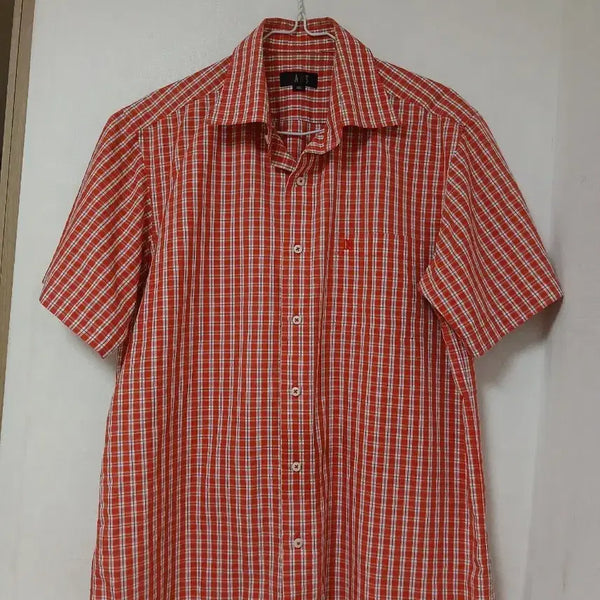 [BUNJANG] Daks Check Short Sleeve Shirt Size 100 / 닥스 체크 반팔 셔츠 100