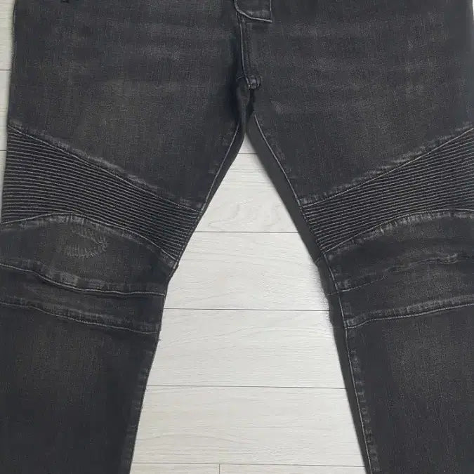 [BUNJANG] Balmain Biker Jeans 38 Inch / 발망(사방스판) 빅사이즈대님 38인치(No.385)드라이완료!