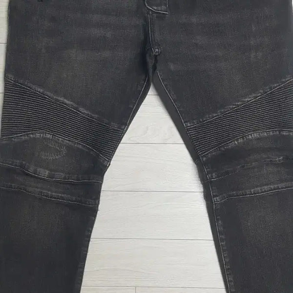 [BUNJANG] Balmain Biker Jeans 38 Inch / 발망(사방스판) 빅사이즈대님 38인치(No.385)드라이완료!