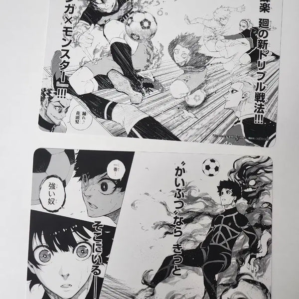 [BUNJANG] Blue Lock Isagi Yoichi & Bachira Meguru Original Art Paper Bonus / 블루록 이사기 바치라 일본 애니메이트 원화 지류 특전