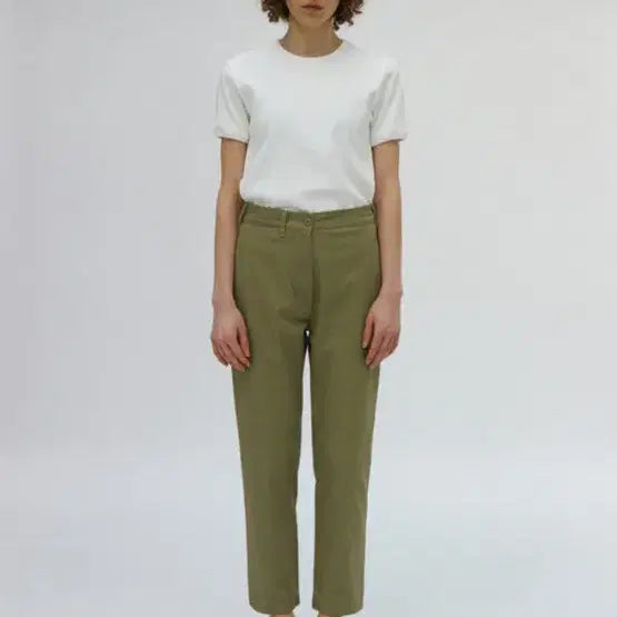 [BUNJANG] Notthing Written Ollie Cropped T-Shirt White / 낫띵리튼 올리 크롭 티셔츠 화이트