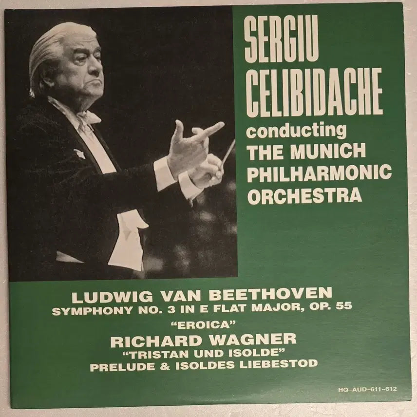 [BUNJANG] Sergiu Celibidache Conducts Beethoven Symphony No. 3 'Eroica' & Wagner Tristan und Isolde 2LP / 첼리비다케- 베토벤 교향곡 3번 영웅, 바그너 트리스탄과 이졸데 2LP
