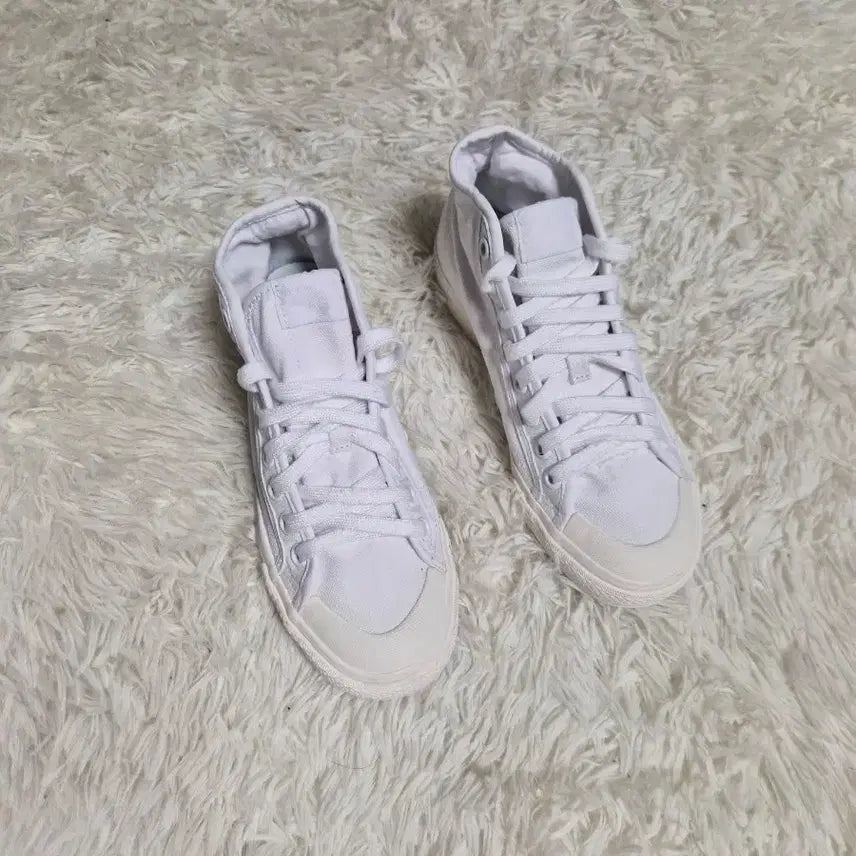 [BUNJANG] Adidas Nizza Trek High Top White (235) / 한번실착! 아디다스 니짜 트렉 하이탑 화이트 235