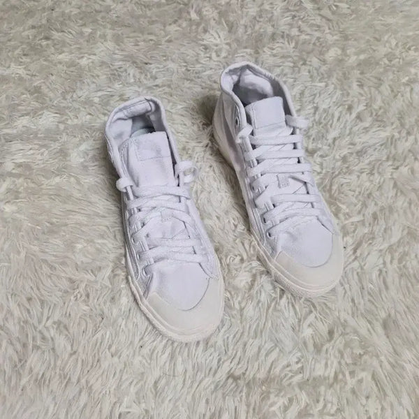 [BUNJANG] Adidas Nizza Trek High Top White (235) / 한번실착! 아디다스 니짜 트렉 하이탑 화이트 235