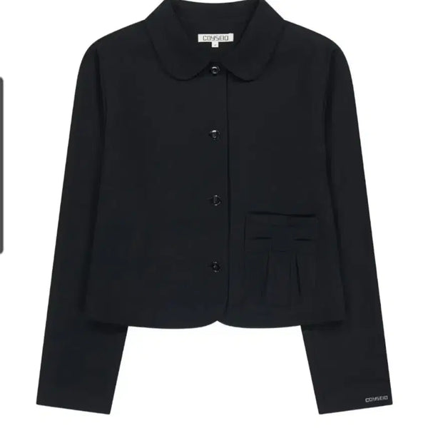 [BUNJANG] KOSEIO Ribbon Setup Black (Jacket 2/Skirt 0) / 코이세이오 리본 셋업 블랙 (자켓 2/스커트 0)