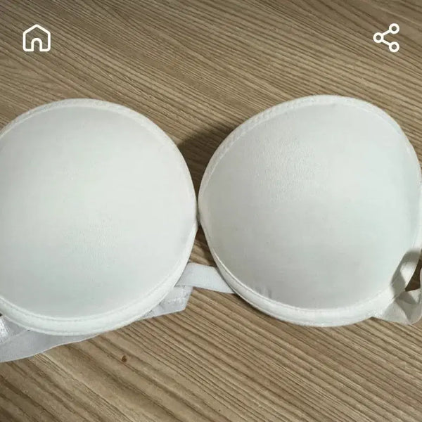 [BUNJANG] White Strapless Bra XL / 화이트 끈없는 브라 XL