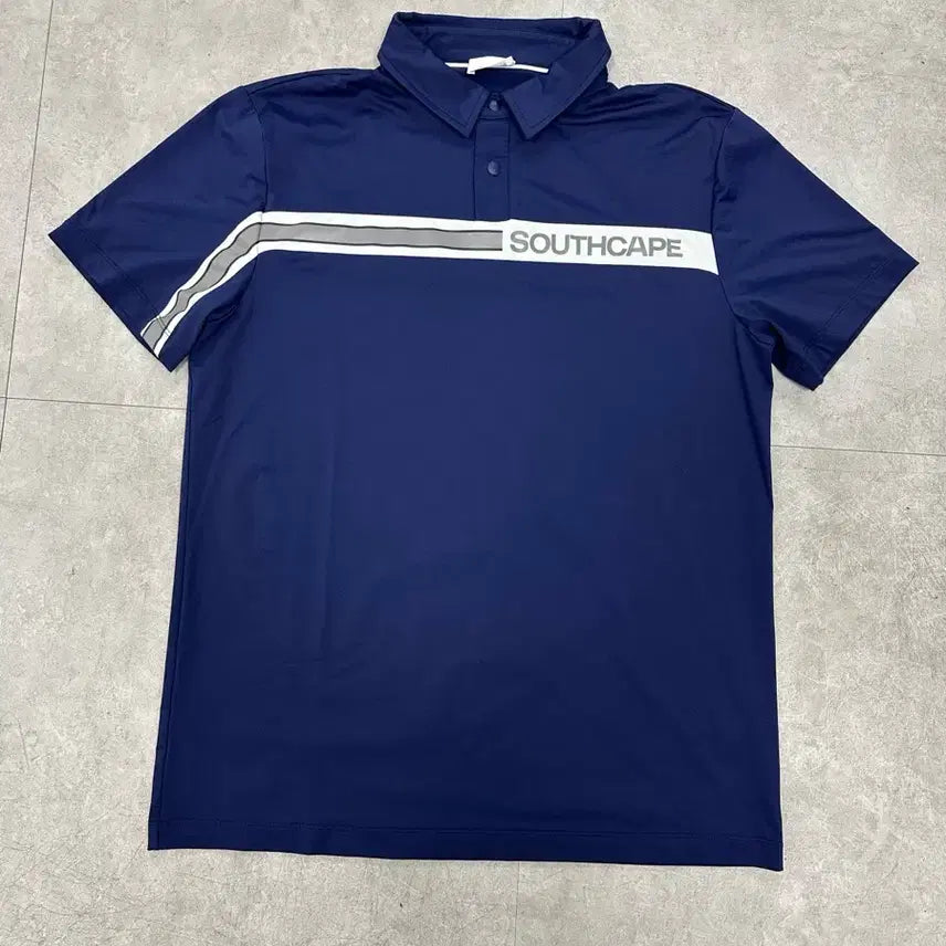 [BUNJANG] Southcape Men's Navy Golf Short-Sleeve T-Shirt L (New) / (정품) 사우스케이프 southcape 남성 네이비 골프 반팔 티셔츠 L 급처 새제품
