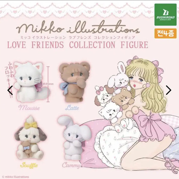 [BUNJANG] Miko Floki Gacha (Mousse) Figure / 미코 플로키 가챠(무스)