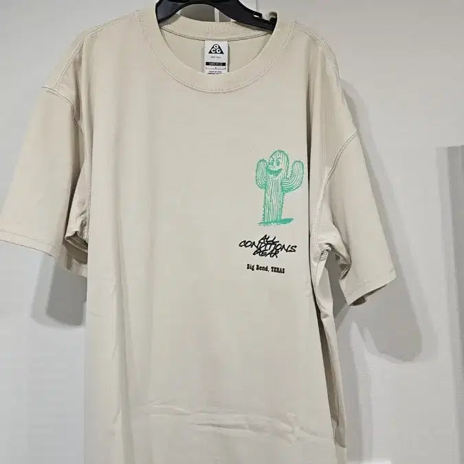[BUNJANG] Nike ACG Short Sleeve T-Shirt Beige L / 나이키 ACG 반팔티 베이지 L